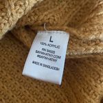 Say What? Say What Yellow Knitted Long Sleeve Dress size L Photo 4