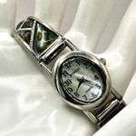 Wincci abalone silver tone watch Photo 8