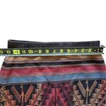 Peruvian Connection  Pima Cotton Knit Multicolor Skirt Inca Pattern Small‎ EUC Photo 5