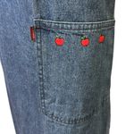 Tagwear Worldwide Vintage Denim Emblem Sleeveless Pullover Midi Maxi Dress Large Blue Photo 7