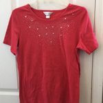 Christopher & Banks FINAL MARKDOWN Ladies  decorative tee medium Photo 0