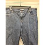 Loft Ann Taylor jeans womens size 32/14 curvy skinny stretch mid rise denim blue Photo 3