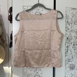 Italic 100% silk tank Pink Size L Photo 8