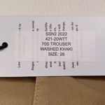 RE/DONE NWT  70s Trouser in Washed Khaki Photo 6