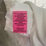 Betsey Johnson Scuba Crepe Faux Wrap Dress White size 10 Ruffle Bridal Summer Photo 11