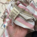 Hem & Thread  Striped Dress - Pink, White, Brown Photo 2