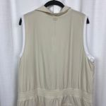 Calia Beige Light Sand Sleeveless Zip Mock Neck Golf Mini Dress Sz.1X NWT Tan Photo 11