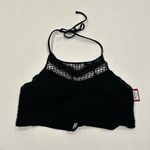 SO Black Crochet High Neck Bikini Top | NWT | Size XXL Photo 0