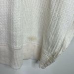 No Comment Waffle Knit White Oversized Top Shirt Size Medium M Womens Photo 3