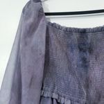 Aritzia  Wilfred Tempest Mini Dress Smocked Long Sleeve Dress Photo 9