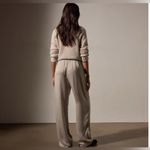 James Perse  Satin Wide Leg Pant in pigment putty size 3(large) Photo 1