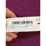 Karen Millen Women's Drape Knit Bat Wing Pencil Midi Dress Size Small Purple Photo 8