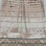 KM Collections by Milla Bell Womens Dress Size S Tan Satin Lace Trim Cocktail Photo 2