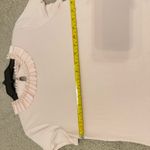 Ted Baker  Nickita Pale Pink Pearl Ruffle Collar Top Size 3 Photo 3