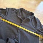 CP Shades Maxi Shirtdress In Midnight Textured Cotton Size Small Photo 9