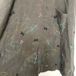 Blue Fish  Hand Painted Linen Boho dress  Photo 4