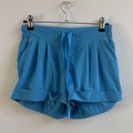 Lululemon Spring Break Away Shorts Women's Size 6 blue 3 in inseam Photo 0