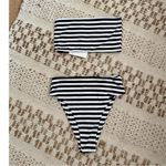 Reverse NWT Peppermayo  Stripe Strapless Swimsuit Photo 3