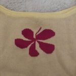 Amazon yellow flower knit tank top Photo 1