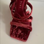 Gianni Bini  Novah Velvet Square Toe
Wedge Sandals NWOT Photo 2