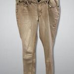 Faded Glory  Skinny Jeans Mid-Rise Classic Five-Pockets Style Beige Women's US 10 Photo 0