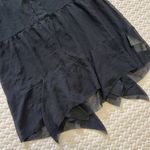 Diesel NWOT  Black Gold Asymmetry Black Sleeveless Knee Length Dress Pleated 38 Photo 2