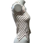 Habitual Women's XS Brown Striped Sleeveless Tank Top Casual Photo 2