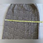 Melrose and Market Melrose Floral Collectible Maxi Skirt 100% Silk stamp Two Buttons Vintage brown Photo 6