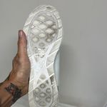 ALDO  White and Gold Sneakers with Padded Ankle Collar Photo 8