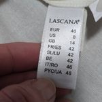 Lascana White Ruffle Eyelet Viscose Three Quarter Sleeve Blouse Size 8 Photo 8