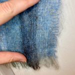 Samuel Tweed & Co Vintage Royal Scot Mohair Blue Knit Wool Scarf Unisex One Size Photo 4