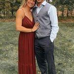 David's Bridal David’s Bridal Maroon Bridesmaid Dress Photo 0