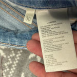 L'Agence L’agence El Matador Slim High Rise Jean Skyfall Size 30 Ripped Raw Hem Stretch Photo 4