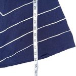 Alice + Olivia  Bolton Sleeveless Navy Stripe Fit And Flare Dress MEDIUM Photo 7