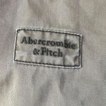Abercrombie & Fitch green/khaki button up utility jacket with hood Photo 2