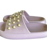 Kenneth Cole New York Mello Eva Pearl Women's Blush Slide Size 8 #B1416 Pink Photo 4