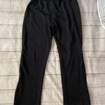 Holloway women M pull on athletic pants black  Elastic waist and drawstring Photo 9