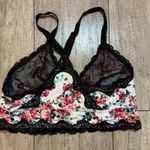 Torrid  Skull Rose Floral Lace Trim Bralette B C D Cup Bralette Size 0 Photo 2