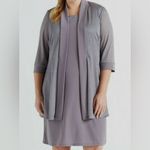 R & M Richards  Womans Silver Metallic Formal 2pc Dress Size 18 MOB Photo 9