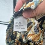 Panama Jack Women's Tropical Linen Blend Wide Leg Pants Multi-Color XS Photo 5