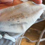 Lounge  Basic Bralet Bralette Tan Nude Cream Logo Band Cris Cross Back Crop Top M Photo 2