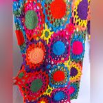 Handmade crochet Colorful Crochet Dress Red Photo 1