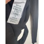 AGOLDE  Bea Cutaway Black Bodysuit Size Medium Ribbed One Sleeve Stretch Photo 5