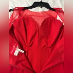 Dancing Queen  Cherry Red Sequin Maxi Dress Size XS Photo 5