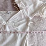 She & Sky •White Cotton Puff-Sleeve Fit & Flare Dress•Size S Photo 11