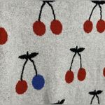 Madewell  size XS Cherry Jacquard Pullover Sweater Photo 4