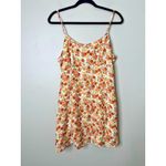 Lulus Babydoll Y2K Mini Dress Roses Floral Hippie Boho Cottagecore Sundress L Photo 0