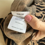 White + Warren 100% Cashmere Animal Print Sweater – Size Large Photo 4