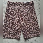 American Eagle  super Hi-rise bike shorts size small leopard print new wi… Photo 0