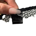 Generation Love Aston Bonded Faux-Leather Boucle Cardigan Blazer Size S Photo 9